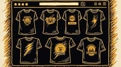 Mockup of a fundraiser webstore.
