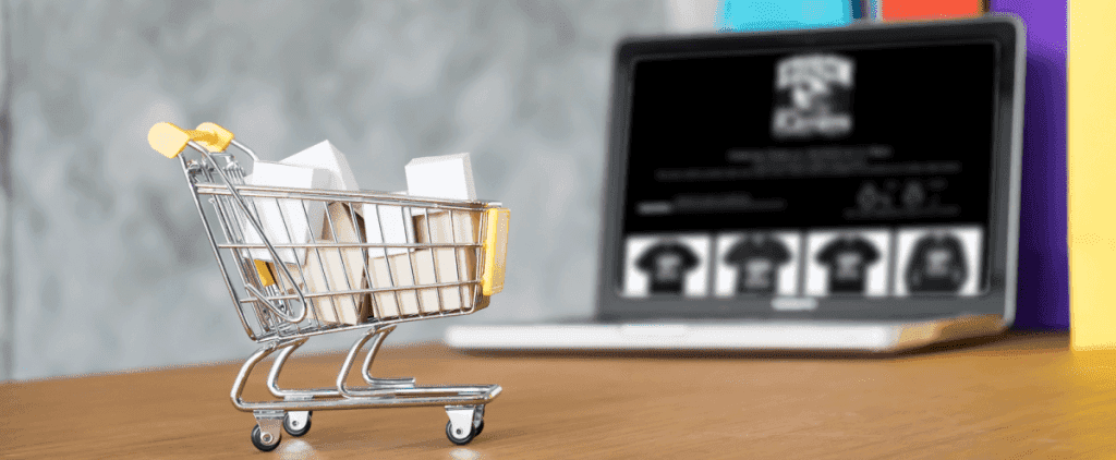 Shopping cart for online fundraising